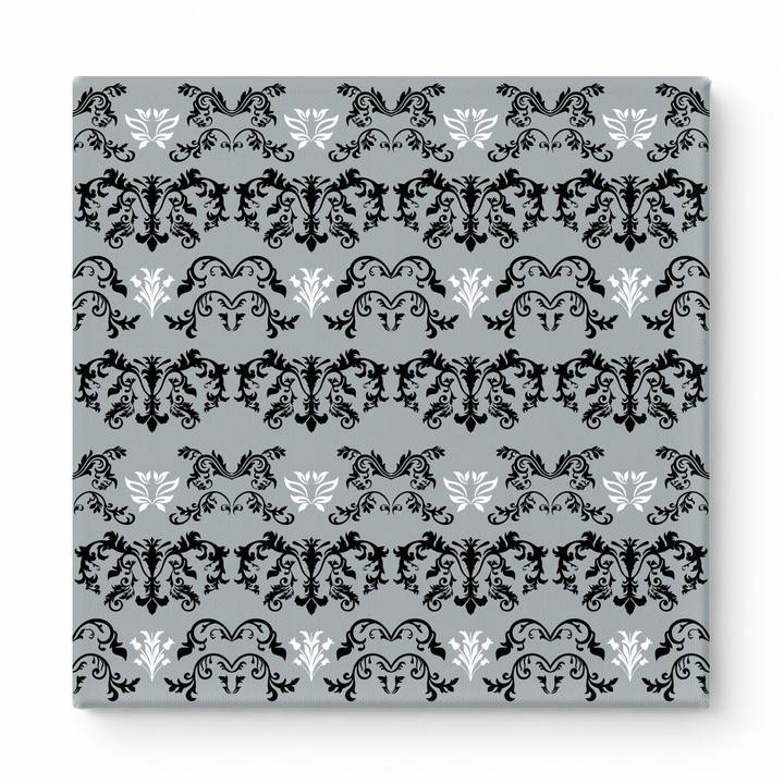 Gray & Black Baroque — National Football Teams