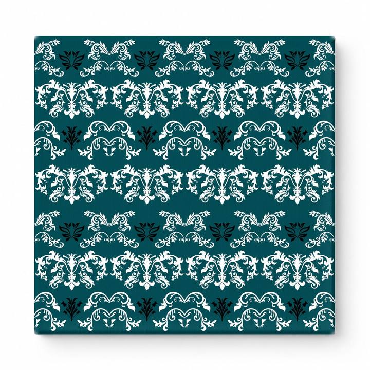Teal & White Baroque — National Football Teams
