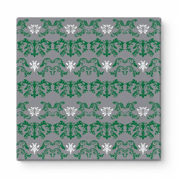 Gray & Forest Green Baroque — National Football Teams