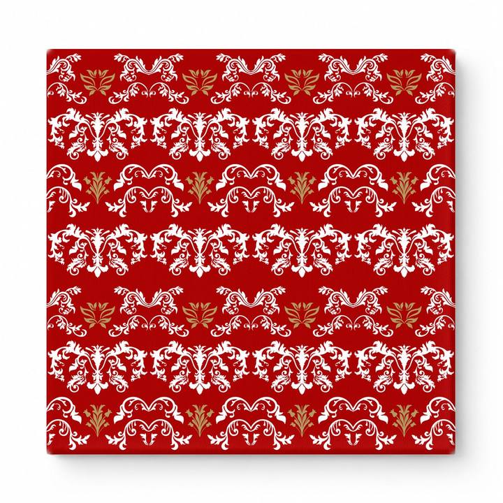 Red & White Baroque — National Football Teams