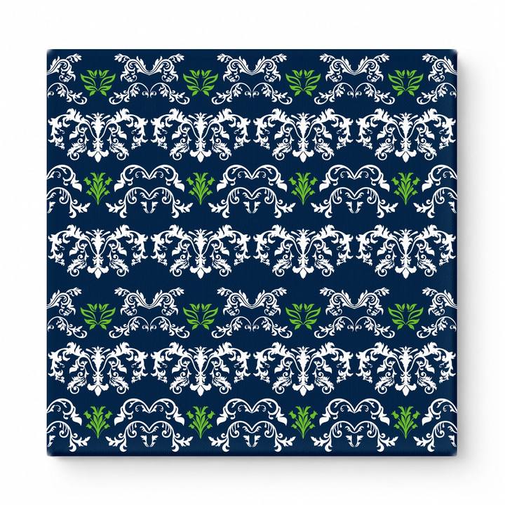 Navy & White Baroque — National Football Teams