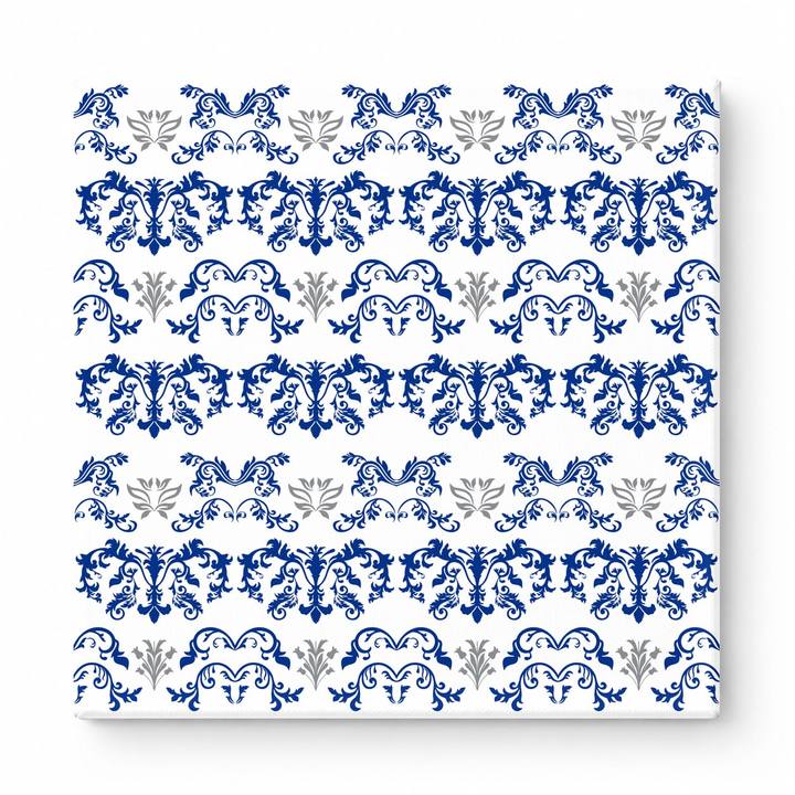 Navy & White Baroque — National Football Teams