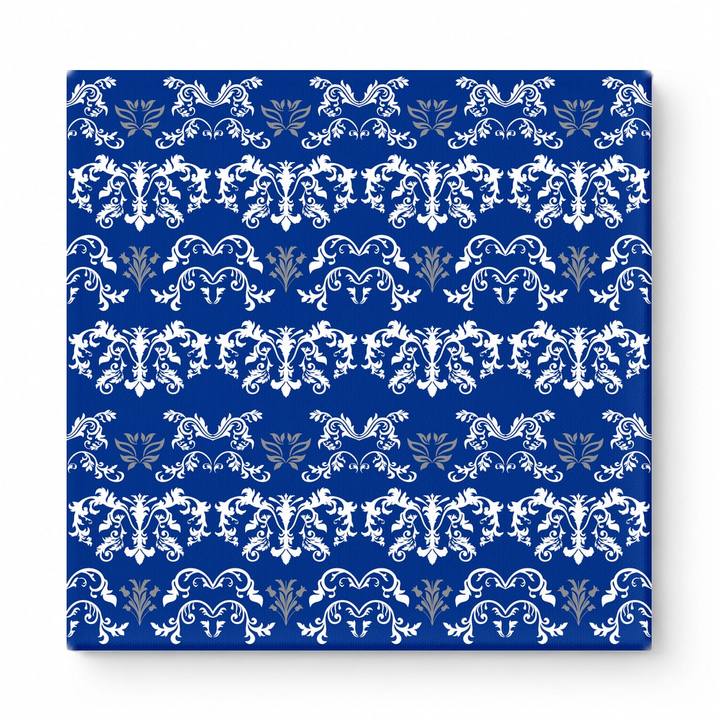 Royal Blue & White Baroque — National Football Teams