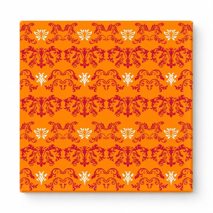 Orange & Red Baroque — National Football Teams
