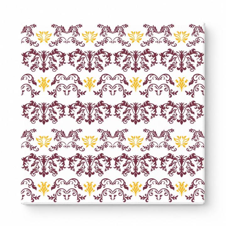 Maroon & Gold Baroque — National Football Teams