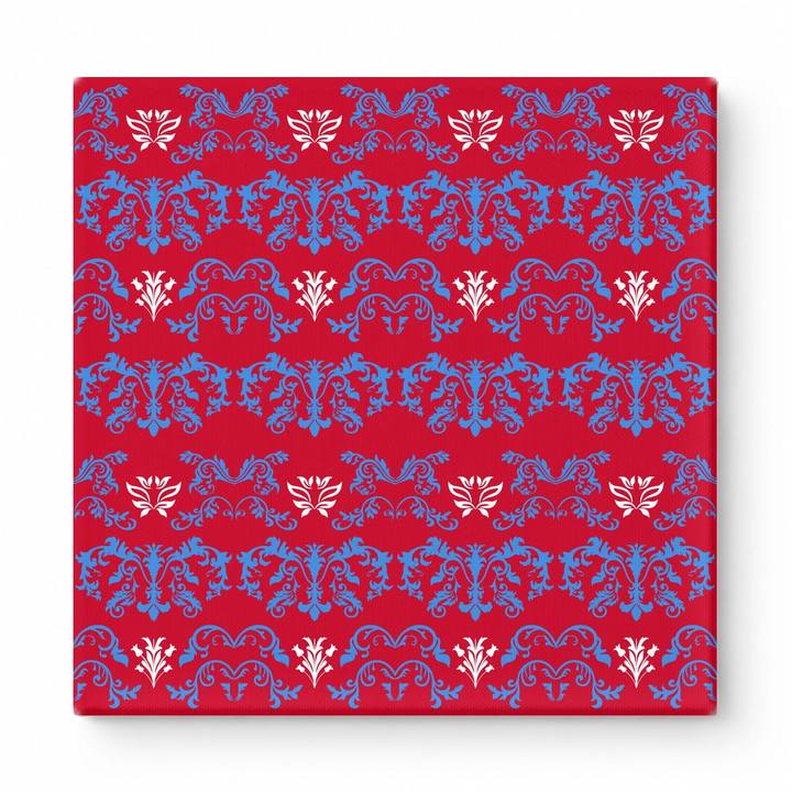 Red & Blue Baroque — National Football Teams