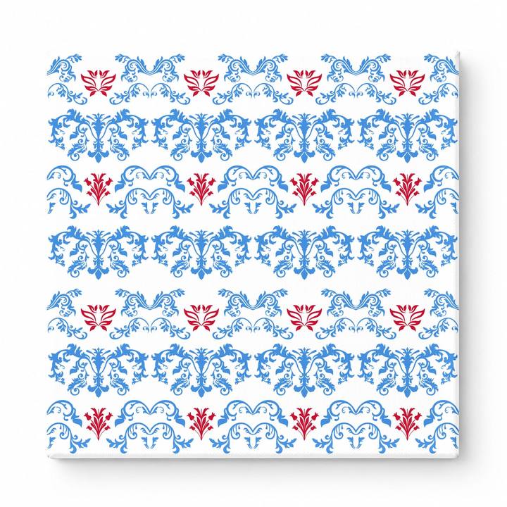 Royal Blue & Crimson Baroque — National Football Teams