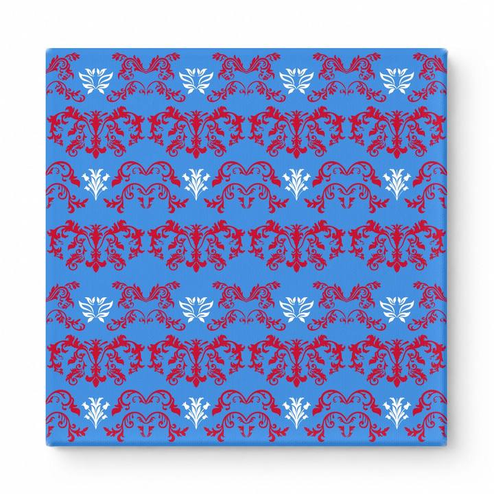 Cornflower Blue & Crimson Baroque — National Football Teams