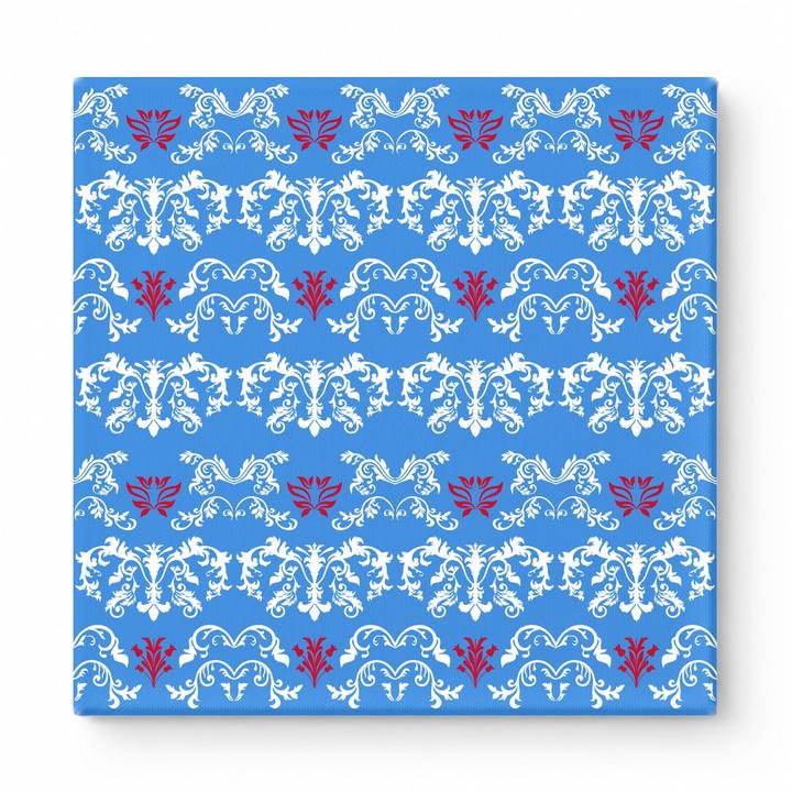Royal Blue & White Baroque — National Football Teams