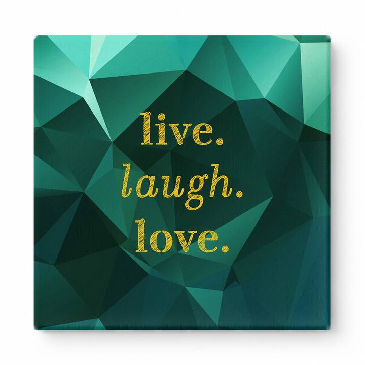 Live. Laugh. Love — Soft Watercolor Wash