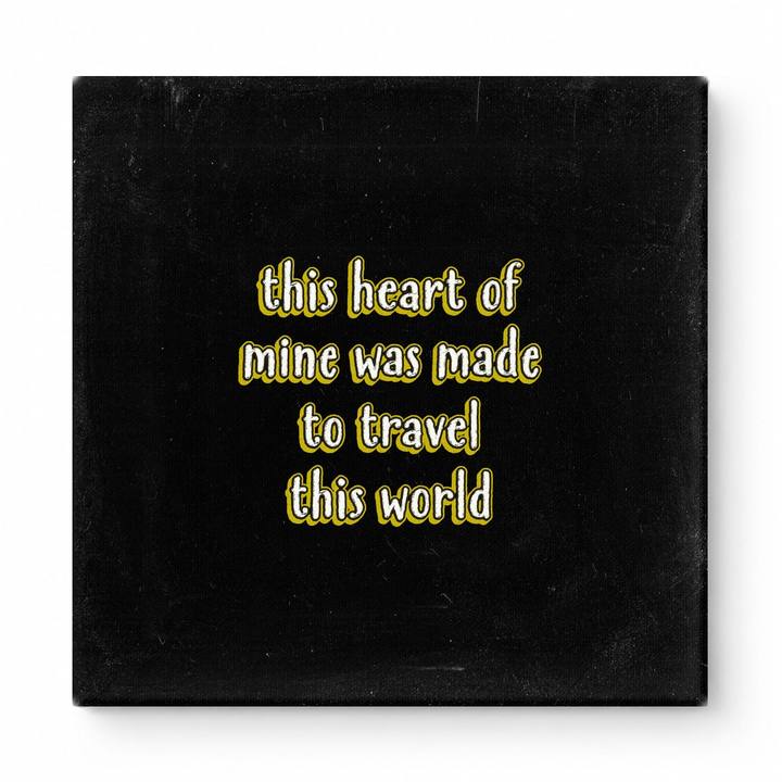 This Heart of Mine Was Made to Travel This World — Geometric Low-Poly