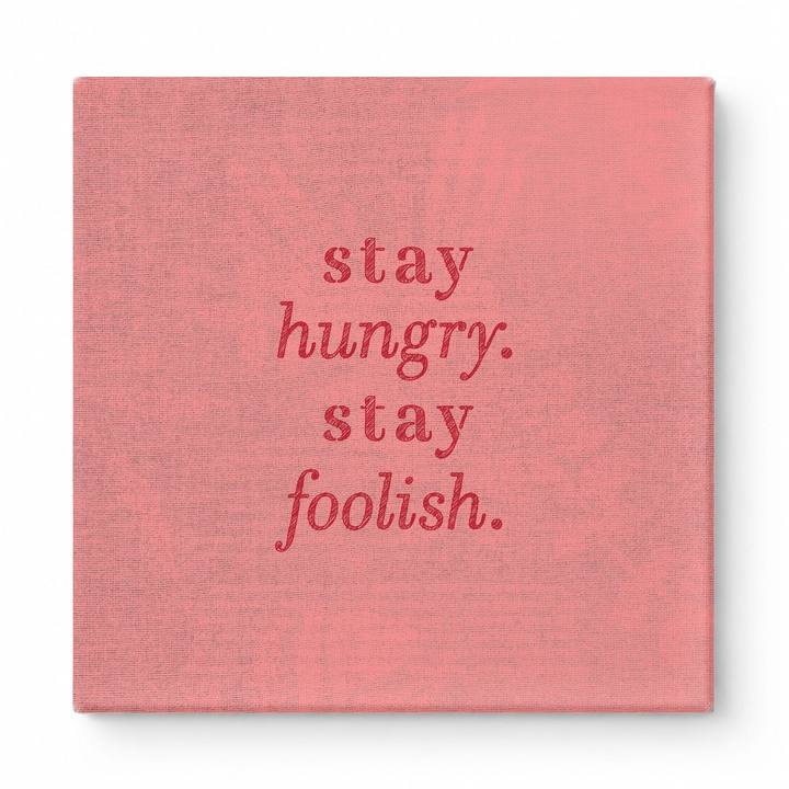 Stay Hungry. Stay Foolish — Iridescent Fluid Art
