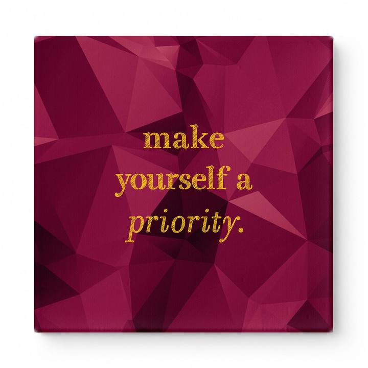 Make Yourself a Priority — Geometric Low-Poly