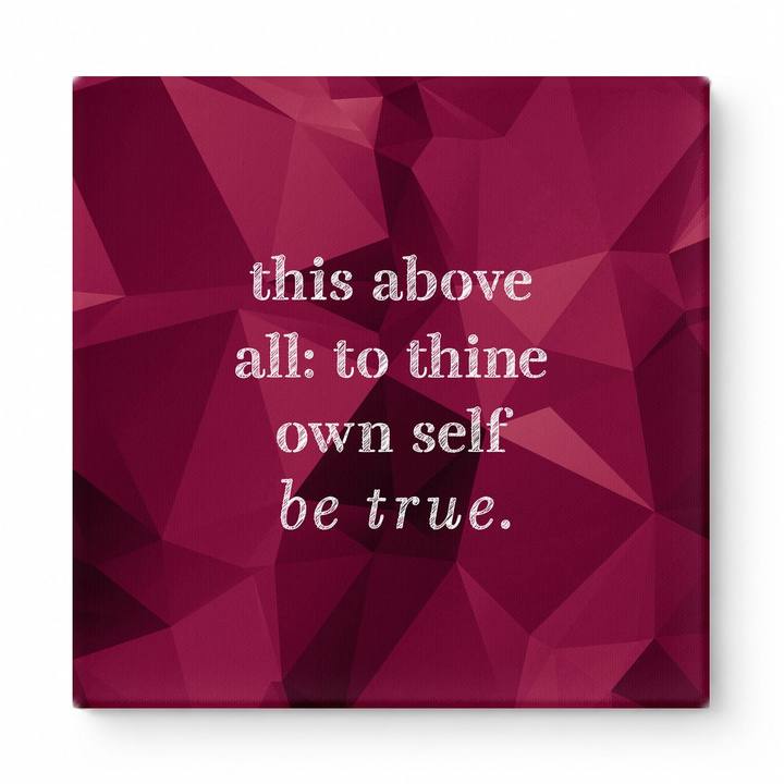 This Above All: to Thine Own Self Be True — Geometric Polygon Facets