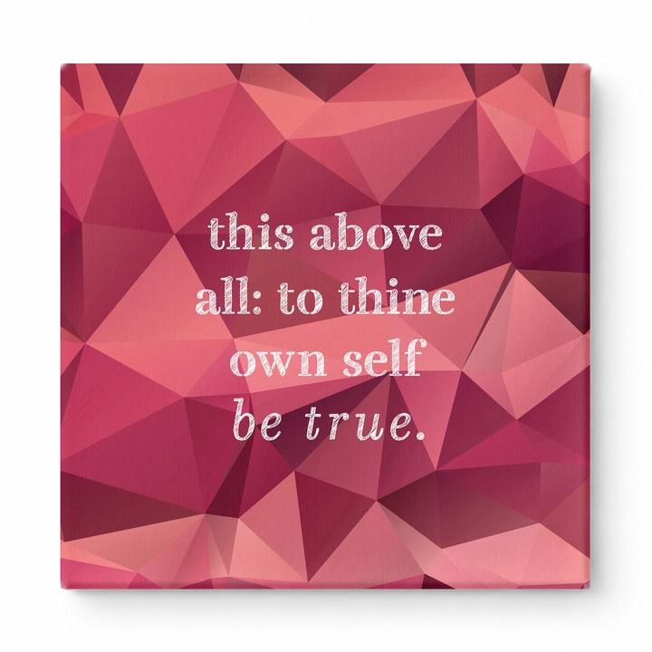 This Above All: to Thine Own Self Be True — Geometric Polygon Facets