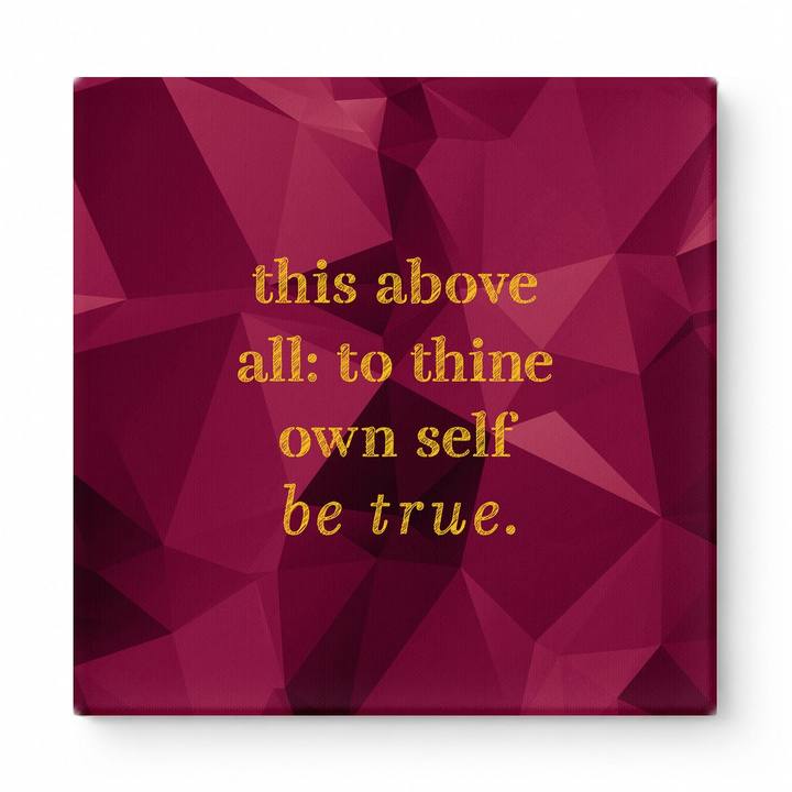This Above All: to Thine Own Self Be True — Geometric Polygon Facets