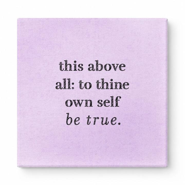 This Above All: to Thine Own Self Be True — Geometric Polygon Facets