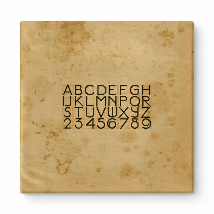 Alphabet and Numbers Display
