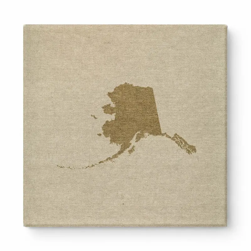Alaska State Silhouette