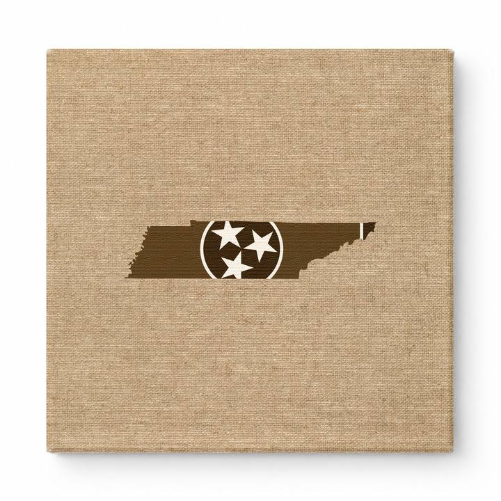 Tennessee State Map with Tristar