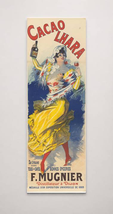 Cacao Lhara F. Mugnier 1889 - Belle Époque Vintage Poster Wall Art
