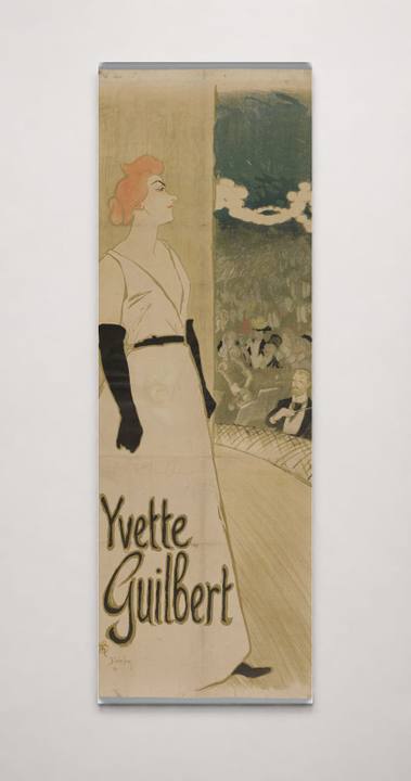 Yvette Guilbert 1894 - Belle Époque Vintage Poster Canvas Wall Art