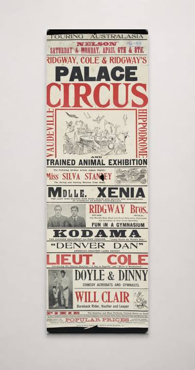 Palace Circus Ridgway Cole & Ridgway 1890s - Victorian Circus Vintage Poster Wall Art
