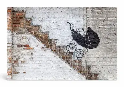 Baby Carriage — Street Art Print