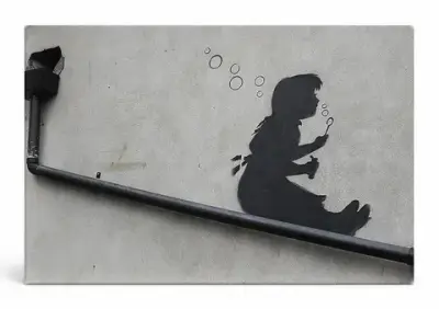Bubble Girl — Street Art Print