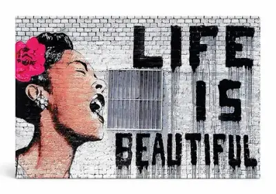 Life is Beautiful — Street Art Print