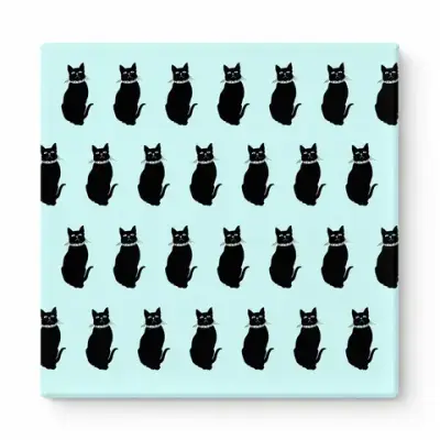 Black Cats Pattern