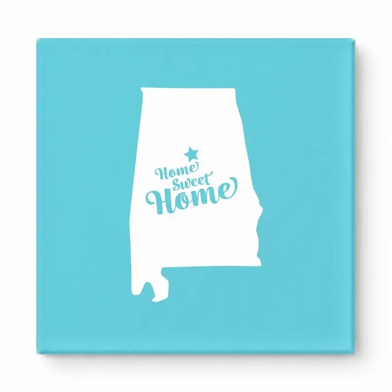 Home Sweet Montgomery — Alabama State Silhouette