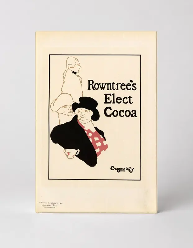 Rowntree's Elect Cocoa Vintage Advertising Poster Canvas Wall Art