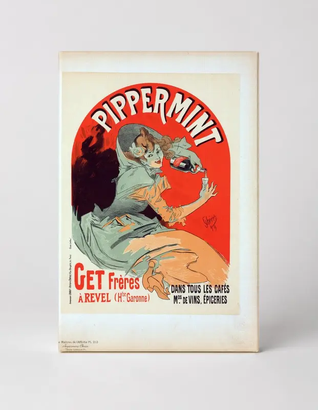 Pippermint Get Frères 1900 - Belle Époque Vintage Poster Wall Art