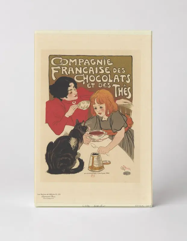 Compagnie Française des Chocolats et des Thés 1896 - Belle Époque Vintage Poster Wall Art