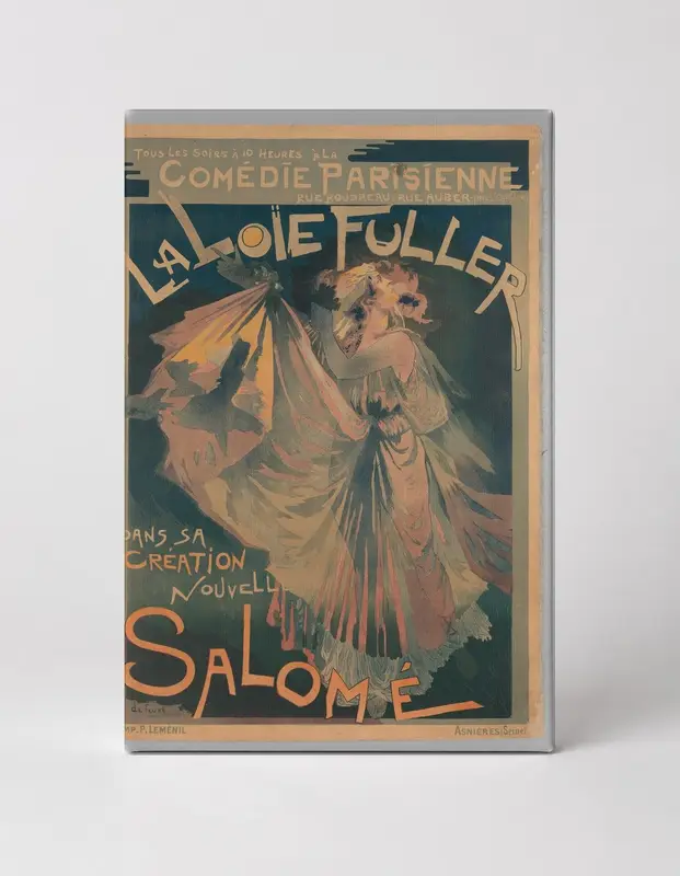 La Loie Fuller Salomé Comédie Parisienne - Art Nouveau Vintage Poster Wall Art