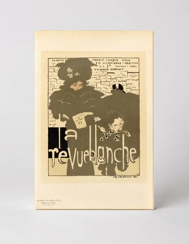 La Revue Blanche 1890s - Belle Époque Vintage Poster Canvas Wall Art