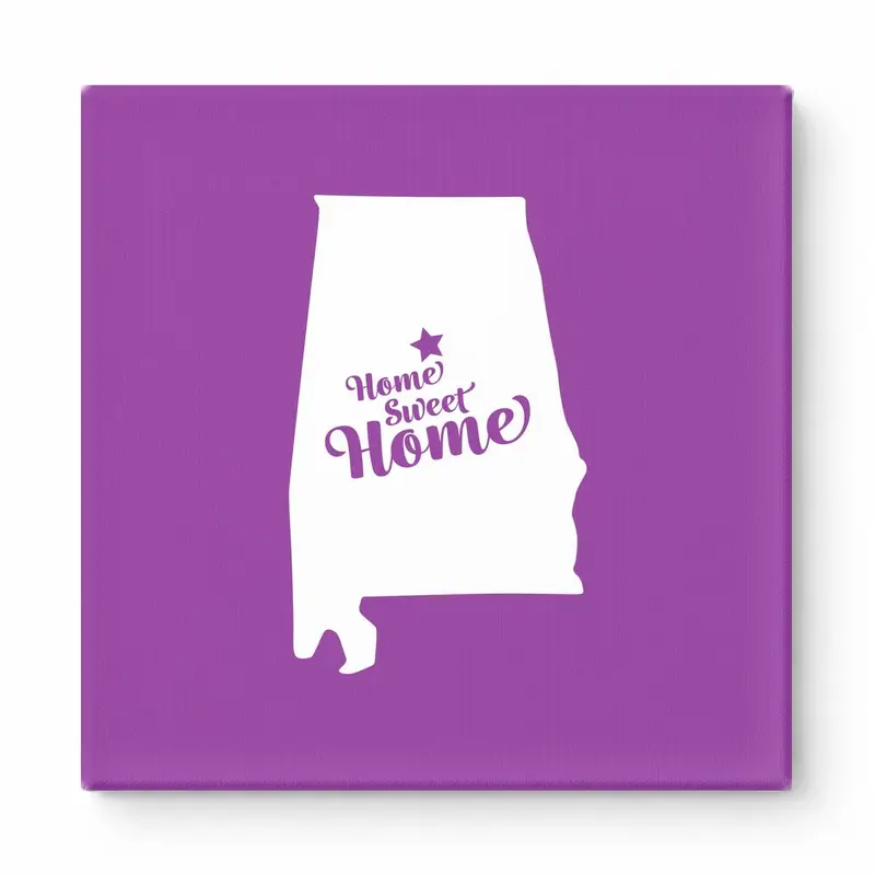 Home Sweet Montgomery — Alabama State Silhouette