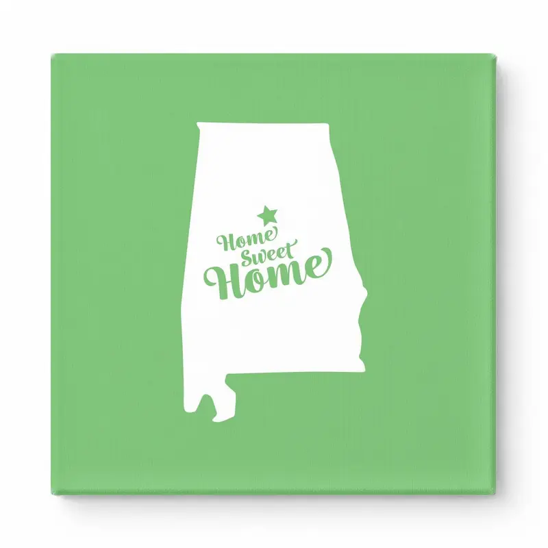 Home Sweet Montgomery — Alabama State Silhouette
