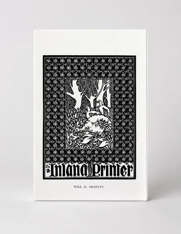 The Inland Printer 1894 - Art Nouveau Vintage Poster Canvas Wall Art