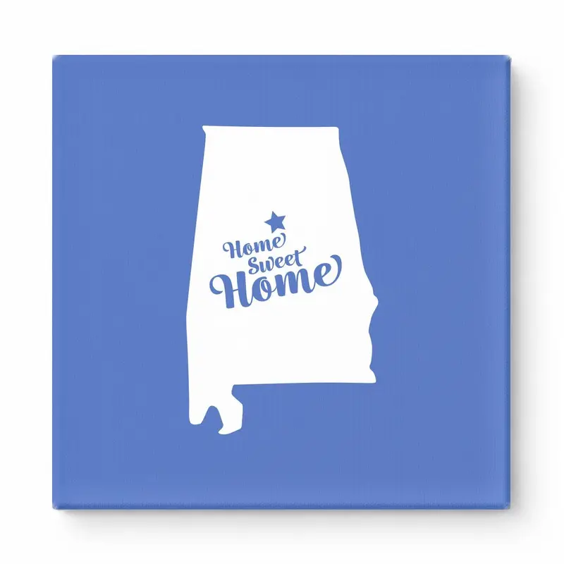 Home Sweet Montgomery — Alabama State Silhouette