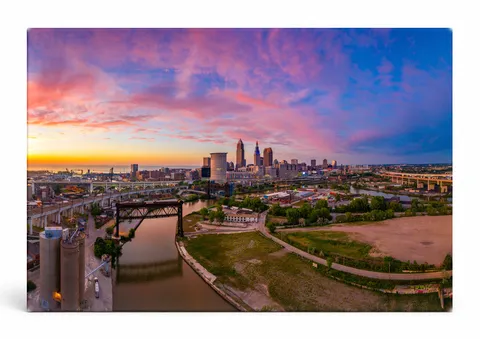 Cleveland Skyline from the Foundry