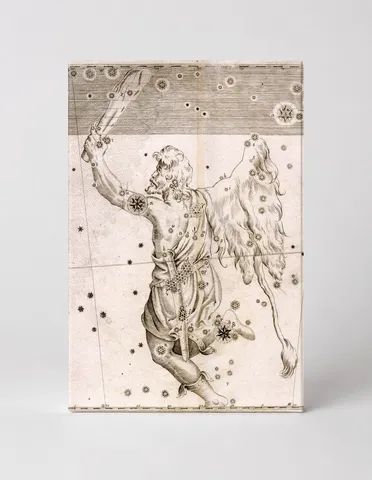 Orion, Plate 28 from Uranometria (1603)
