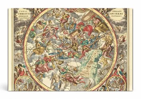 Coeli Christiani Haemisphaerium Stellati Posterius (1660)