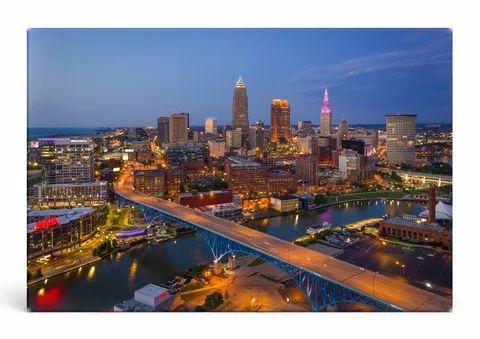 Cleveland Skyline from the Flats
