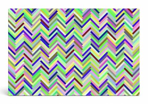 Multicolor Chevron Herringbone Pattern