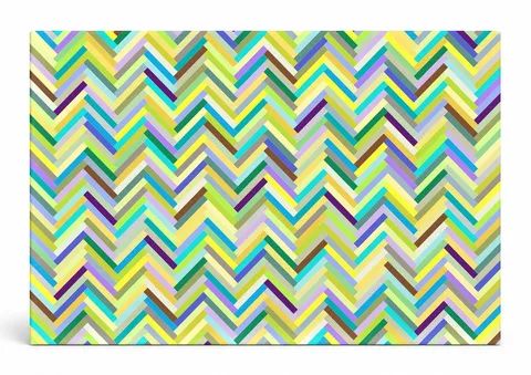 Multicolor Chevron Herringbone Pattern