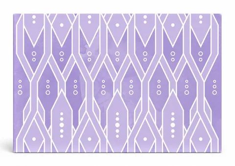 Purple Geometric Diamond Pattern