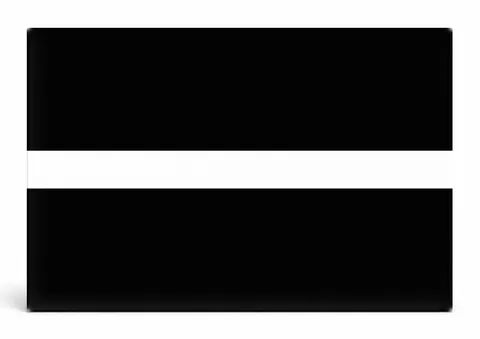 Thin White Line Flag (Black Field)