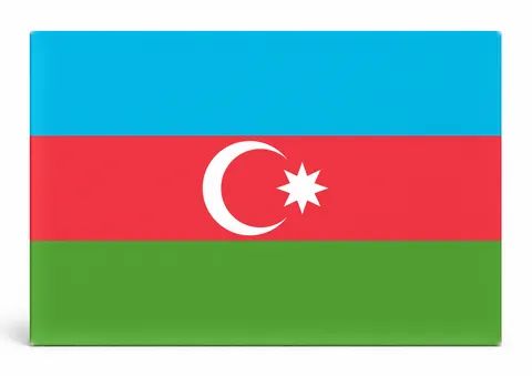 Azerbaijan Flag